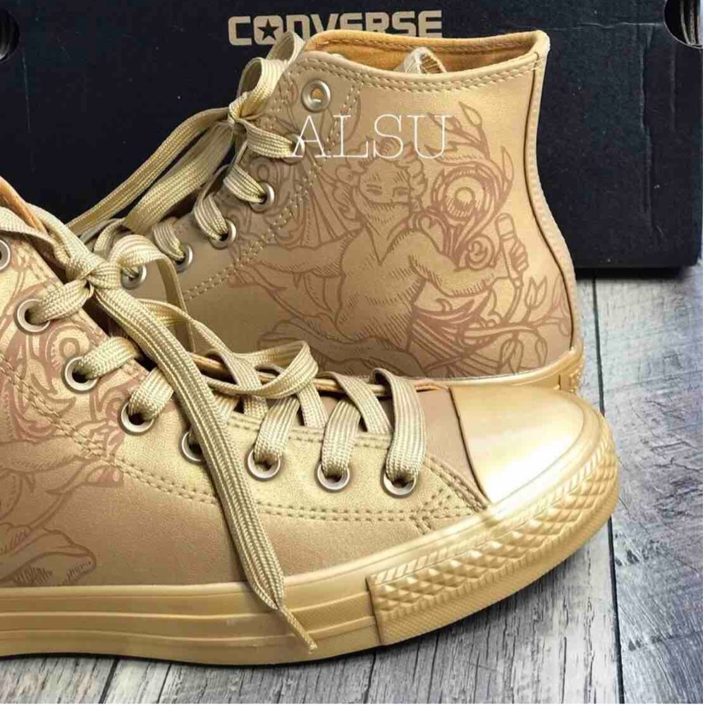 NWT Converse Ctas HI Gold Wheat 🌾 W AUTHENTIC - Picture 2 of 8